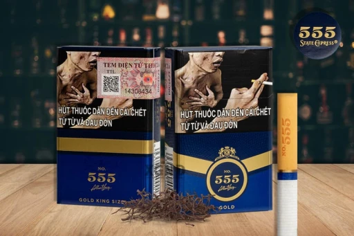 Gold King Size - Thuốc Lá 555 Vàng Chính Hãng VN